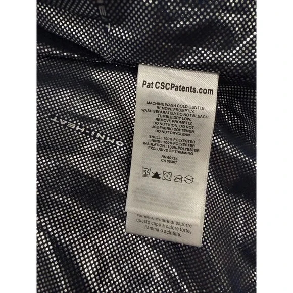 Columbia Omni-Heat Interchange Puffer Jacket Mens Small Blue Insulated Full Zip - Picture 5 of 10